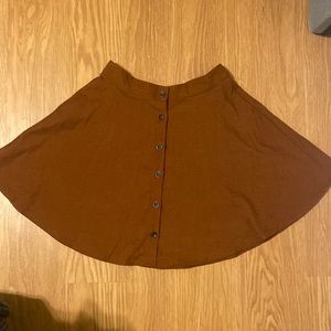 Copper colored skirt